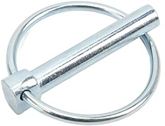 CHICIRIS Clips à Anneau à Broches – Acier au Carbone Robuste, Sécurisent étroitement Les Roues et Les Attelages de Remorque, Idéaux pour Les Vélos, Camions, Bateaux, Remorques, Tracteurs