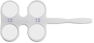 Eyesight Tester Optometry Lens Flipper Ophthalmic Flipper Confirmation Flipper Set Ophthalmic Flipper Optical Instruments (±0.25D)