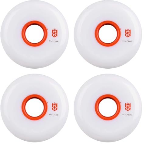 Skateboard-Räder 84A Inline-Rollschuh-Räder für den Innenbereich und Blade-Roller, Rollschuh-Räder für den Innenbereich, Roller-Rollschuh-Räder für den Innenbereich, 4er-Pack, 72 m