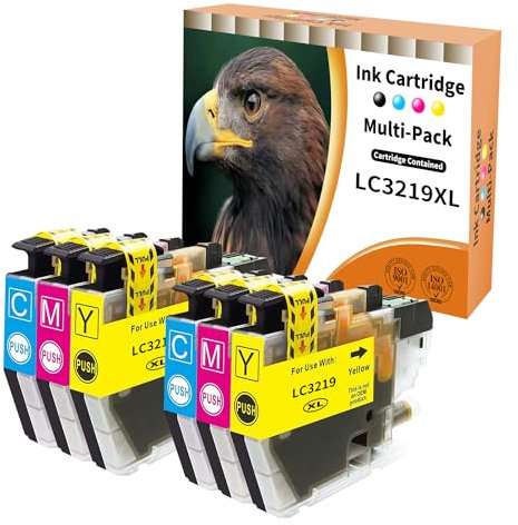 Starlet24 6X LC3219XL LC-3219XL Patronen Kompatibel für Brother LC-3219XL LC3219 XL LC3217 Druckerpatronen für Brother MFC-J5330DW MFC-J5335DW MFC-J5730DW MFC-J6930DW MFC-J6935DW MFC-J6530DW
