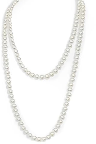 NHQZ Collana Perle Donna, Collana di Perle Sposa, 1 pezzo