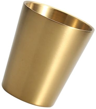 Mikinona Vaso De Acero Inoxidable De Copa Doble Para Bar y Restaurante Resistente y Elegante Para Bebidas Frías y Calientes