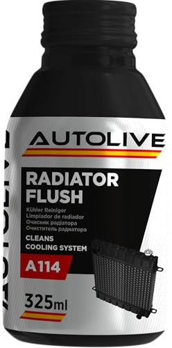 AUTOLIVE Limpiador de Radiador - Limpia de Circuito de Refrigeración - Eliminador el óxido y Las Incrustaciones. A114 Radiator Flush - 325ml (12)