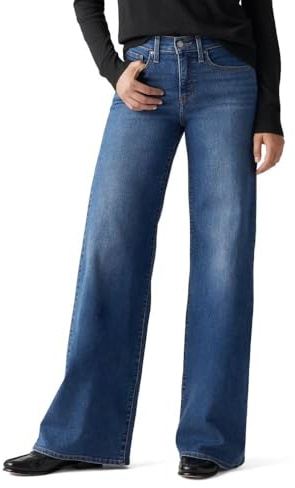Levi's Women's 318 Shaping Wide-Leg Jeans (Also Available in Plus), (New) Clever Girl, 33