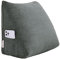 BNCKTRD Rückenkissen Keilkissen Rückenlehne Kissen für Bett Sofa Kopfteil Gepolstert Bettkissen Wandkissen Sofakissen Groß Rueckenkissen Couchkissen Dekokissen Kordsamt Grau 45cm