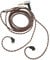 2 Pin Earphone Upgrade Cable with Mic, 3.5mm to 2 Pin 0.78mm Plug, OFC Core, Humanized Design for AS10 AS06 ZST ZS3, TRN V20 V30