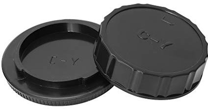 Set di protezioni per obiettivo posteriore per fotocamera Contax Yashica C/Y Mount DSLR