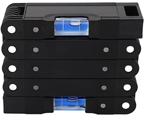 Folding Level Ruler Sections Foldable Level 4 Bubble Multifunction Multi Angle Accurate Foldable Level Measuring Tool for Hanging Pictures, Wall