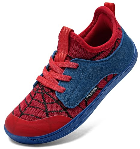 WateLves Kinder Barfußschuhe Breite Jungen Mädchen Kleinkind Barfussschuhe Minimalistische Barefoot Sneaker Hausschuhe Ohne Verschluss