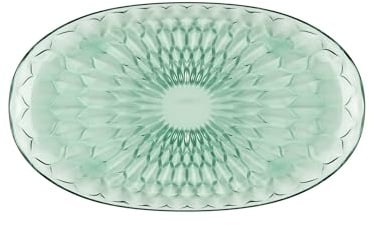 Guzzini - Vanity, Vassoio ovale grande verde matcha in Bio-based SAN e Bio-based SMMA - ARIA