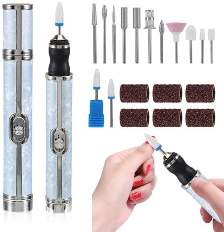 tlidfgeo Electric Nail File, 4 Speeds Nail Grinder for Thick Toenails, Toenail Grinder, Nails Grinder Human Toes for Various Nails and Shapes