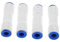 Ciieeo 4Pcs Replacement Water Purifier Connectors Reverse Osmosis Filter Components Easy Installation for Under Sink Water Filtration High Capacity Waste Ratio System