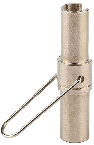 Aramox CATV Security Shield Tool, Remover for RG6/ RG59/ RG11 Coax Cable, with Clamp/Holder Ring and Loop Design,Double End Wrench Sleeve Removal Tool, Plated Iron Material