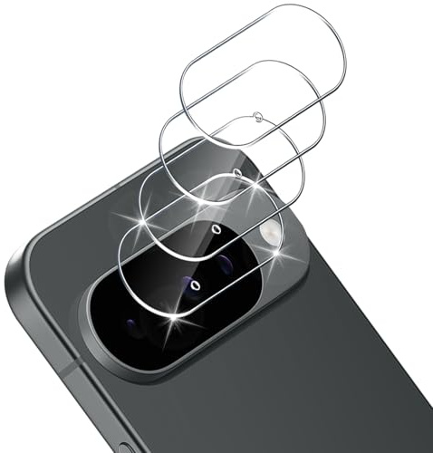 Funrae 4 Stück Kameraschutz Schutzfolie für Google Pixel 10 für Panzerglas Kamera, Ultra-Klar 9H Härte Kratzerfest Kamera Schutz Glas, Kompatibel mit Handyhülle Linse Folie