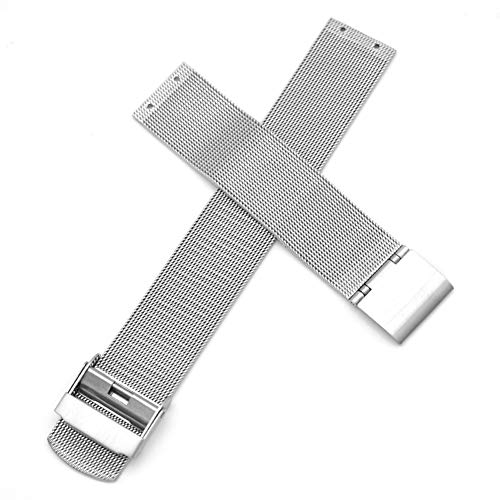Ersatz-Uhrenarmband aus Edelstahl für Skagen, 18 mm, Modern