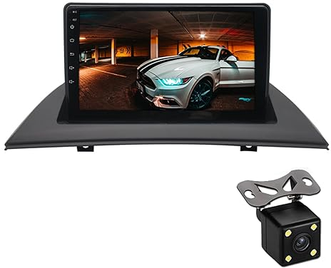 Android 13 Autoradio Stereo für X3 E83 2004-2012 GPS-Navigation 9 Zoll IPS Touchscreen Multimedia-Player Videoempfänger WiFi 2+32GB Bluetooth CarPlay SWC USB FM RDS AHD Rückfahrkamera-Mikrofon