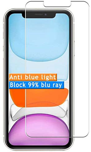 Vaxson 3 Stück Anti Blaulicht Schutzfolie für iPhone 11 Display Bluelight folie Displayschutzfolie