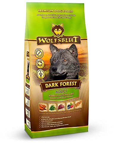 Wolfsblut - Dark Forest - 4 x 2 kg - Wild - Trockenfutter - Hundefutter - Getreidefrei