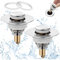 Fengyang® 2 Pezzi Tappo di Scarico, Tappo per Lavandino Bagno, Tappi Lavandino Bagno, Tappo Vasca da Bagno Universale, Piletta Lavabo Bagno, Tappo Lavandino con Filtro Anti Clogging