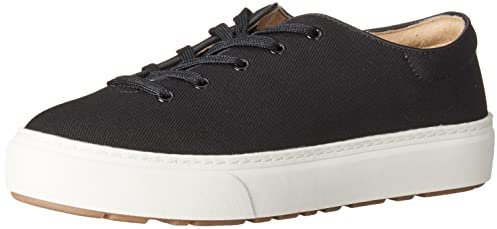 Amazon Essentials Damen Bequeme Sneakers Mit Schnürung, Schwarz, 43 EU