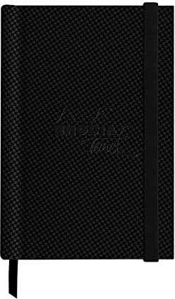 Rhodia 116152C - Skizzenbuch / Zeichenheft Watercolor Book Akkordeon, 32 Seiten (16x2) feinkörnig 100% Baumwolle 300g, nicht mikroperforiert, DIN A6 Hochformat 15x11 cm, Innentasche, Schwarz, 1 Stück