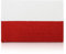 Finally Home Polen Flagge Patch zum Aufbügeln | 7,5 x 5 cm Poland Flag Patches Polnische Fahne Bügelbild Polska Aufnäher Aufbügler Bügelpatch
