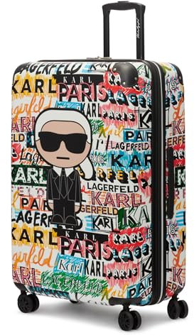 KARL LAGERFELD Paris Damen Karl & Kat 28 Upright, Mehrfarbig/Meereswellen (Ocean Tides), Medium, Karl & Kat 28 Senkrecht