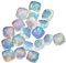5MM Ethiopian Opal,1Pcs FACETED Rare Quality Ethiopian Opal,1Pcs CUSHION FACETED Ethiopian Opal FACETED Natural welo opal multi fire opal loose Gemstone For Jewelry Making