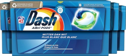 Dash All-in-1-Pods – Waschpads – weißer als weiß – Vorteilspack mit 4 x 42 Waschgängen