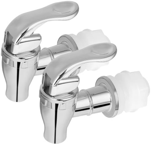 Distributeur De Boissons Robinet, Distributeur D'eau De Remplacement, Robinets De Rechange En Acier Inoxydable, Adapté Aux Café Jus De Fruits Seau à Lait Vin Et Bière (2 Pièces)