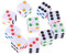 FOLODA 10 Teile/Satz D6 Sechs Seitige Würfel Platz Undurchsichtig 15mm Würfel Rolle Spielen Spiel Für Club Party