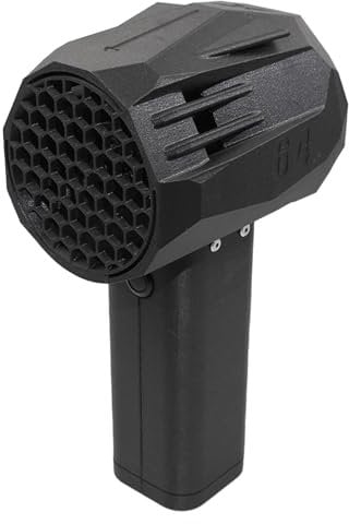 Jet Fan Dry Gebläse, 240 Km/h Geschwindigkeit Leistungsstarker Lüfter, 1400g Schub Jet Trockengebläse, 64 Mm Bürstenloser Motor, Tragbarer Schneelaubbläser für Reisen