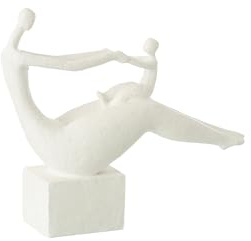 J-Line Mutter+Kind KNIEN Resin MATT Weiss