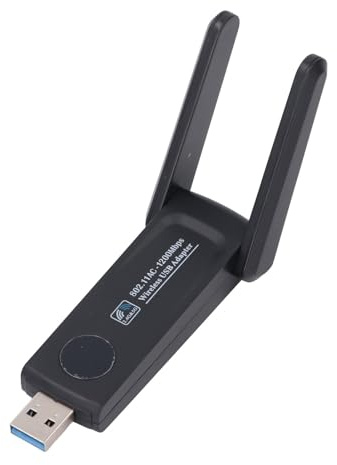 USB WiFi Adapter 1200Mbps Dual Band Wireless Network Adapter for XP 7 8 8.1 10 with USB 3.0 Interface