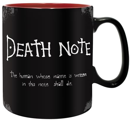 ABYstyle – Mug DEATH NOTE – Produit Officiel – 460 ml – Céramique Haute Qualité – Design Collector