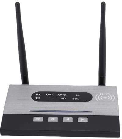 Annadue Bluetooth 5.0 Music Receiver, Drahtloser Audioadapter mit APT X HD für Home Stereo System, Unterstützt SPDIF- und I2S Audio, 80 M Langer Entfernung