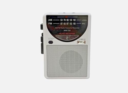 Class Portable Walkman Cassette AMFM Radio Player With Built in Mic Speaker C20