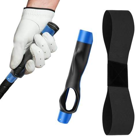 Aonior Golf Grip Training Aid, Grip Trainer & Swing Correcting Arm Band | Right Hand Trainer Correct Swing Posture & Improve Hand Position for Adults, Children, Beginner Golfers