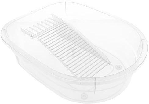 Lavabo para Lavar Ropa Tabla, PP, Uso Doméstico para Ñiño | Interior, Práctico y Resistente a Deformaciones, para Lavado Manual, Hogar y Dormitorio, Diseño Transparente