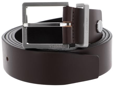 Calvin Klein Herren CASUAL ADJ. BELT 3.5CM Gürtel,, per pack Schwarz (BLACK 001), 85|#85|#673 (Herstellergröße: 85)