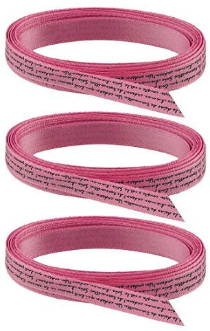 N/A - Sacchetto di Caramelle in Poliestere Inglese, per Biscotti, Confezione da 3 Pezzi, Colore: Fucsia