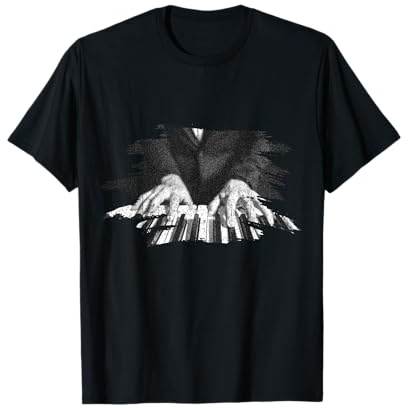 Klavier Geschenk Konzert Pianist Orchester Flügel Piano T-Shirt