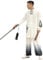 KSUA Unisex-Kung-Fu-Kampfsport-Uniform, Seide, Leinen, lange Ärmel, Tai Chi, Kleidung für Übungen, Qi Gong, Kung Fu Wung Chun, Männer, XL