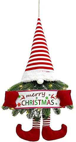 BYYLECL Wichtel-Baumspitze, Weihnachtsbaumspitze, ohne Gesicht, antiker Mann, Türbehang, neuartiger Stil und feine Verarbeitung, Plüsch-Party-Dekoration