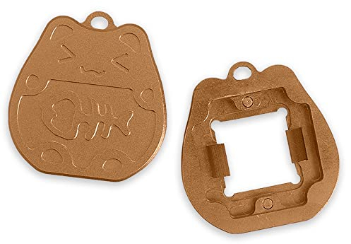 Switch Opener Lucky Cat Gold Metal Für Cherry MX Mechanische Gaming Tastaturen mit Offenen Schächten mit Metallmagnet Schalteröffner Tastatur individuelles Öffnungswerkzeug
