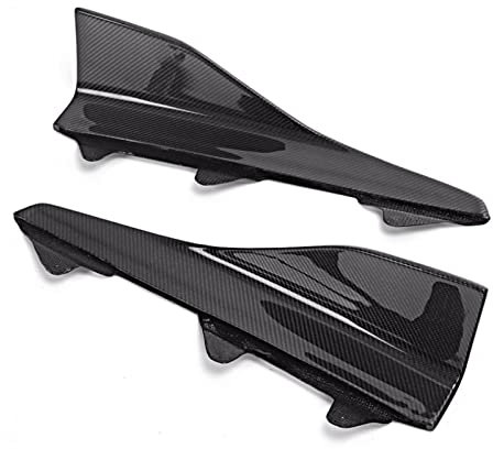 Flügel Lippe Für BMW E60 M5 F10 G30 F22 F23 F87 M2 F32 F33 F36 F82 M4 E90 E92 F30 M3 Seitenschweller Sport Styling Seitenspoiler Kohlefaser HeckflüGel (Farbe : Carbon Fiber Pattern)