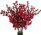 IPOPU Künstliche Orchideen, 10 Stück (je 94 cm), künstliche Orchideen, langer Stiel, Orchideen, künstliche Seidenblumen für drinnen und draußen, Hochzeit, Zuhause, Büro, Dekoration (rot)