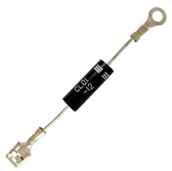 Diode haute tension CL01-12 - T3512 - HVM12 - Remplacement pour four à micro-ondes - 12 kV - 350 mA