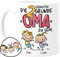 Cupdarling® Mug Personnalisé Mamie avec 1-3 Petits-Enfants - Les 2 Plus Belles Raisons D'Être Grand-Mère - Tasse Cadeau Fête Des Grand-Mères - Anniversaire - 330 mL Céramique