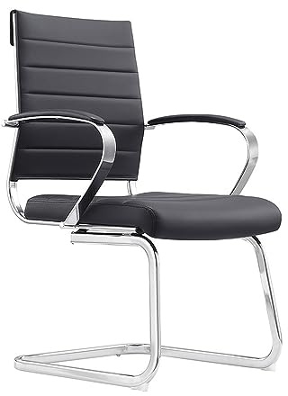 Sedero Design Esszimmerstuhl Cádiz - Konferenzstuhl - Schicker Stuhl für Esszimmer und Büro (Black)